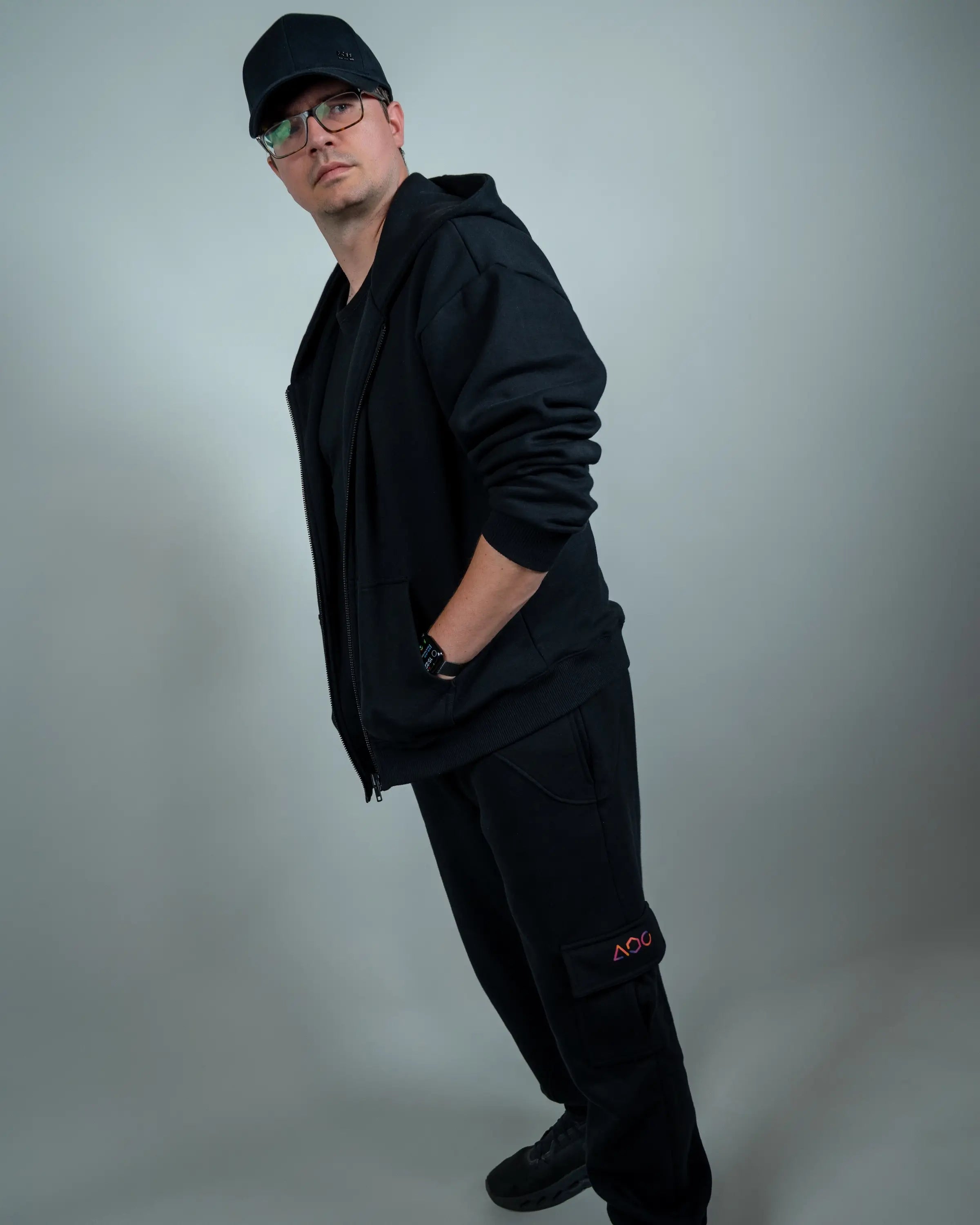 DREISECHSNULL - Zip-Hoodie Black
