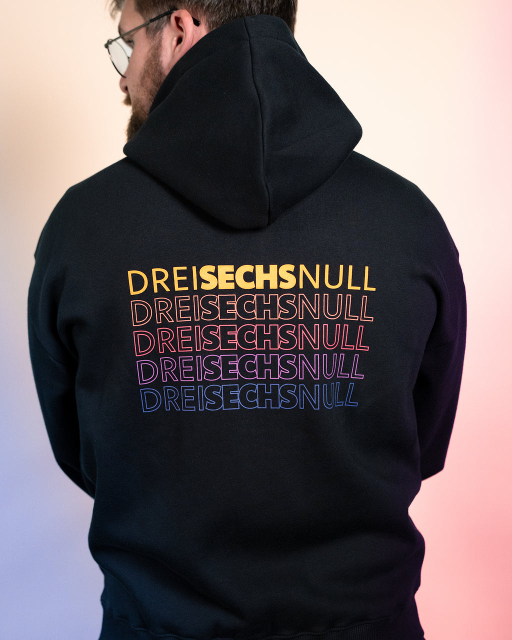 DREISECHSNULL - Zip-Hoodie Black