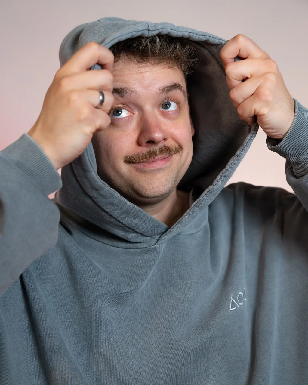 DREISECHSNULL - Hoodie Washed Grey